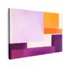 Vlakken - Abstract - Rechthoekig - Oranje canvas 2cm klein -z3d