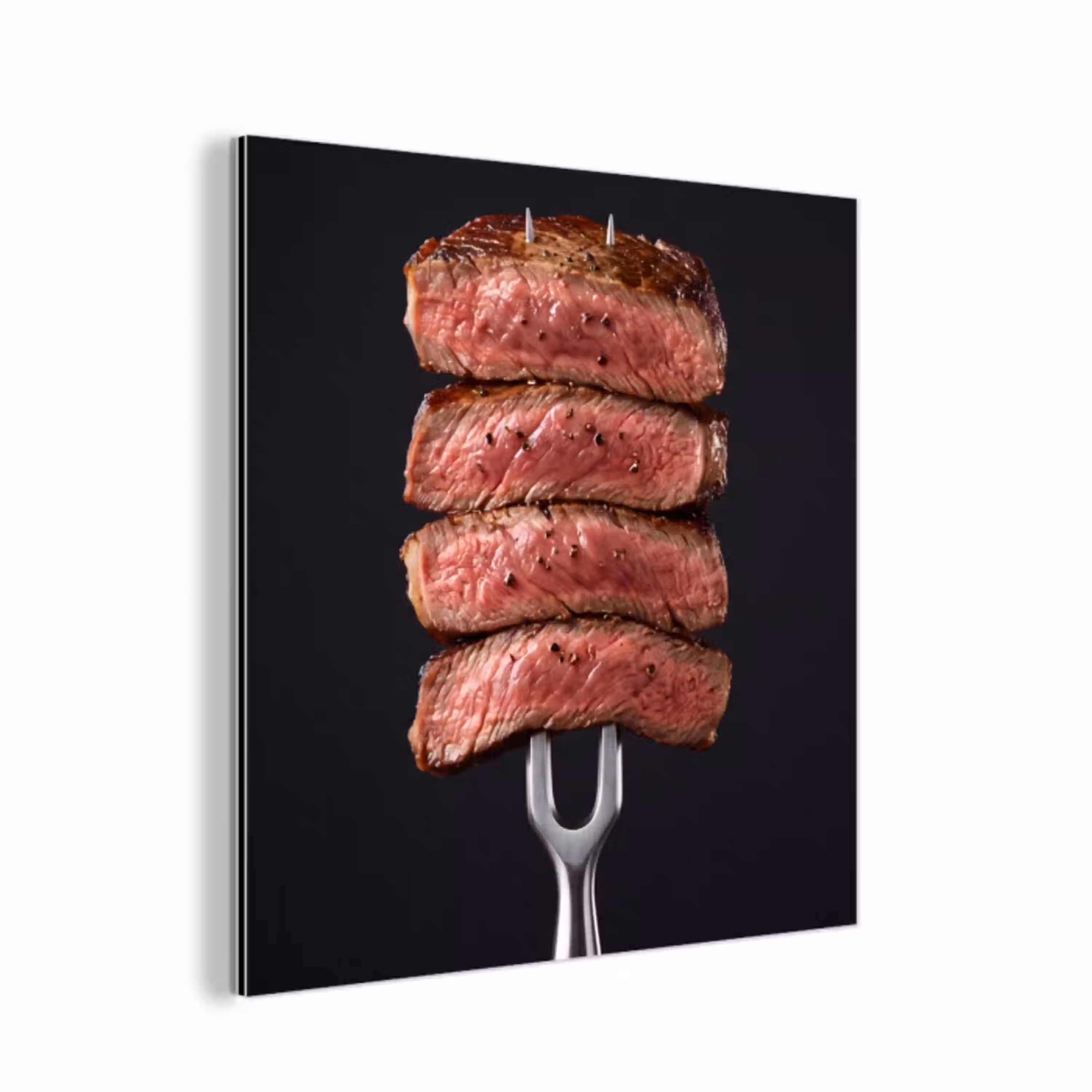 Eten - Rosé - Vork aluminium wit klein -3d
