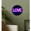 Neon - Love - Valentijn Wandcirkel plexiglas klein -sfeer3