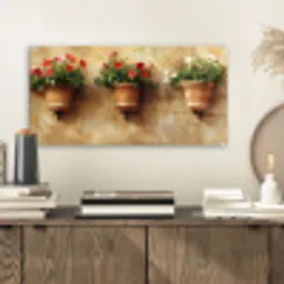 Bloempotten - Muur - Vintage plexiglas 5mm klein -sfeer1