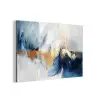 Goud - Blauw - Watercolor - Kunst - Modern aluminium wit klein -3d