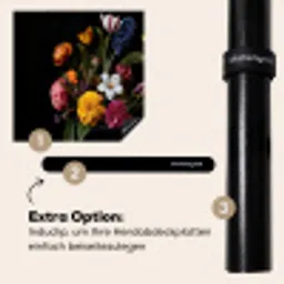 Lente - Bloemen - Klassiek - Vaas Inductie beschermer vinyl 3mm middel -zzzzzzz-induclip_DE