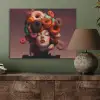 Vrouw - Donuts - Kleurrijk PET vilt klein -sfeer2