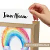 Regenboog - Kinderen - Meisje Light Box met kabel (Kinderlampje) klein -USP_websiteprintNL