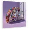 Edelstenen - Glitters - Paars - Kleurrijk plexiglas 5mm klein -zzzproduct_nieuw