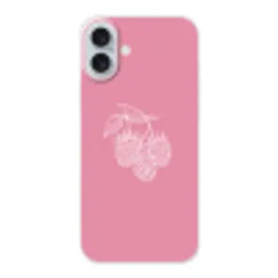 Frambozen - Steel - Getekend - Roze Apple iPhone 16 Plus klein -3d