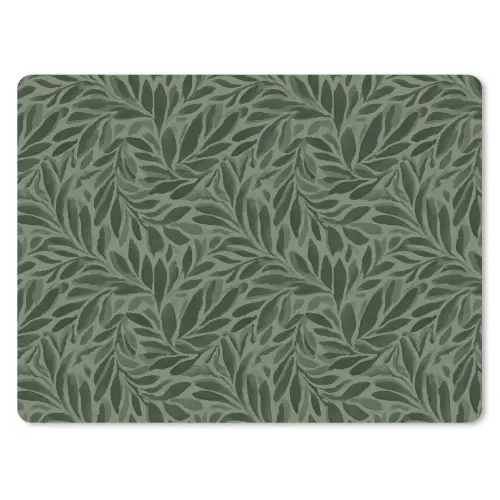 Bladeren - Organisch - Groen muismat rubber klein 262 -3d
