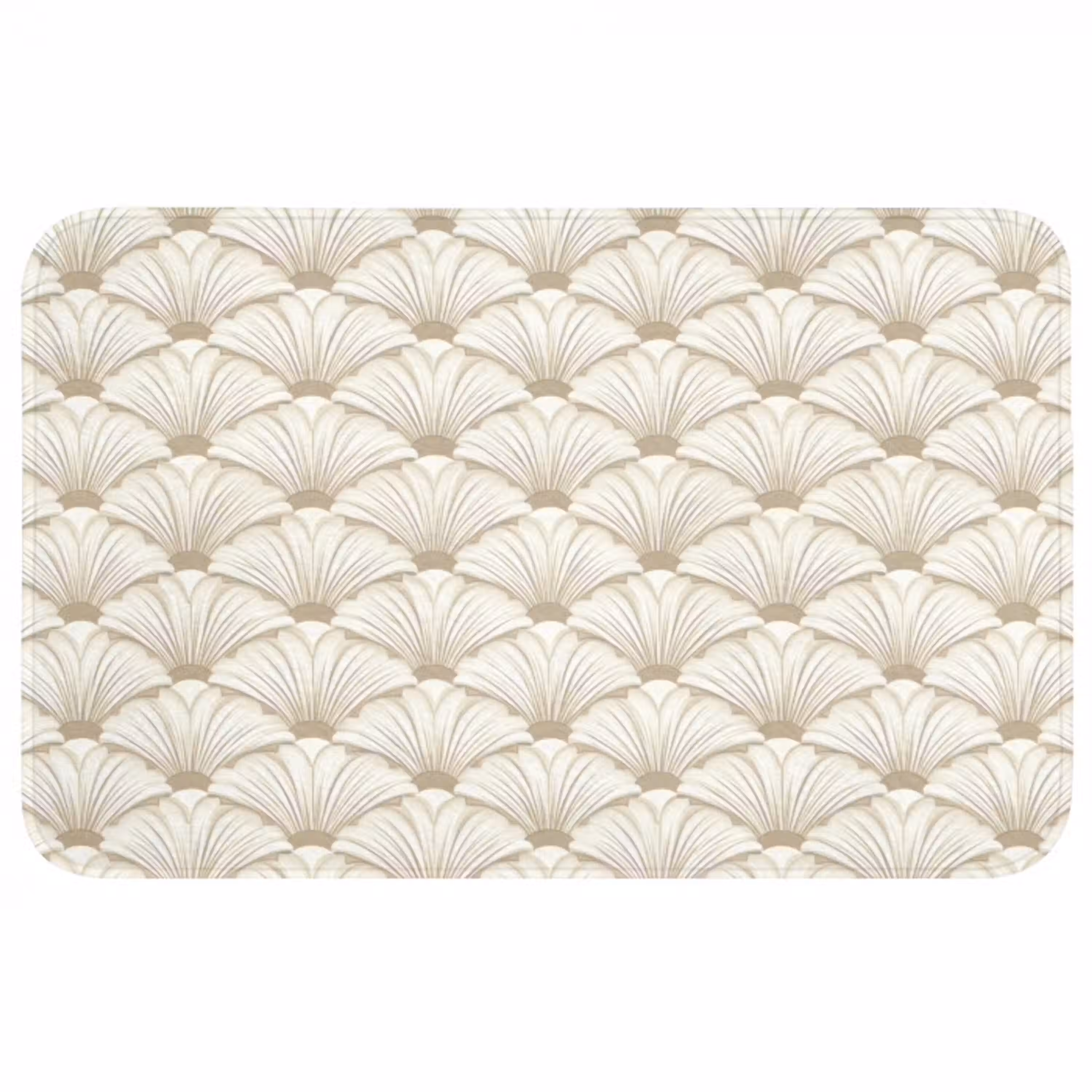 Klassiek - Art - Beige WCmat middel 1009 -3d