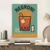 Cocktail - Negroni - Art - Sinaasappel PET vilt klein -sfeer1