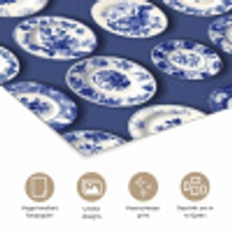 Borden - Floraal - Blauw poster papier klein 62 -closeup_NL