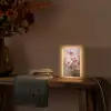 Bloemen - Roze - Kunst - Watercolor Light Box met kabel (Tafellamp) klein -sfeer4