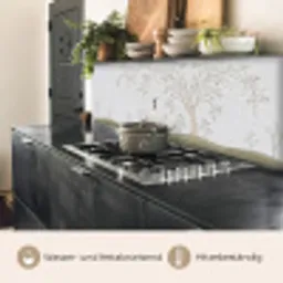 Minimalistisch - Kraanvogels - Blauw keuken achterwand 2 middel -usp_DE