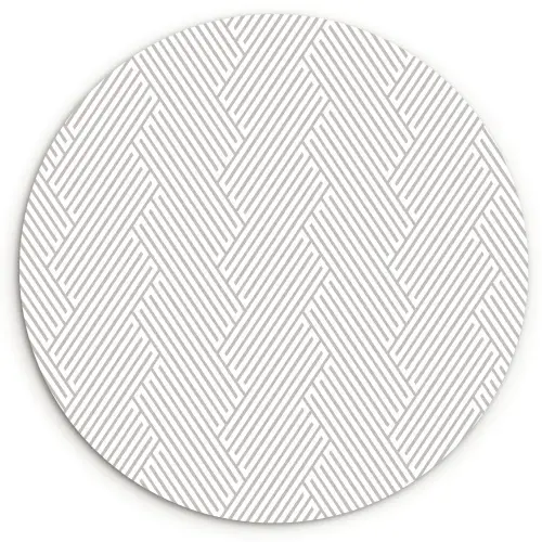Grafisch - Patroon - Modern Wandcirkel kunststof plaat 5mm dik klein 188 -3d