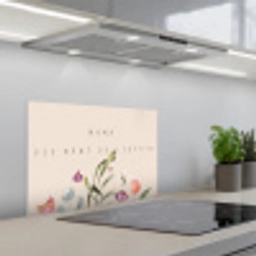 Spreuken - Mama jij bent de liefste - Quotes - Moeder keuken achterwand spatscherm klein -3d_schuin
