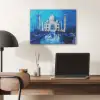 Taj Mahal - Ramadan - Blauw - Islamitische PET vilt klein -sfeer5