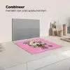Bloemen - Quote - Kaartje - Kleurrijk Inductie beschermer vinyl 3mm middel -wsfeer7_website