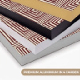 Geometrisch - Patroon - Rood Textielframe zwart klein 947 -USP_kleurenDE