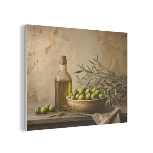 Olijven - Stilleven - Vintage PET vilt klein -3d