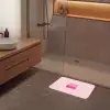 Bisou - Roze - Minimalistisch Badmat klein -sfeer2