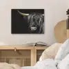 Schotse hooglander - Goud - Vacht - Dieren - Koe PET vilt klein -sfeer3