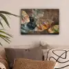 Bladeren - Bruin - Herfst - Natuur canvas 2cm klein -sfeer1