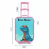 Dino - Zonnebril - Blauw Kinderkoffer - Roze klein -productfoto_formaten