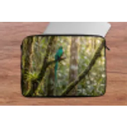 Quetzal - Jungle - Natuur - Groen laptophoes neopreen klein -tafel