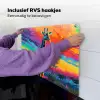 Giraffe - Savanna - Lucht - Gekleurd Inductie beschemer met haakjes middel -ky-ophangen-nl