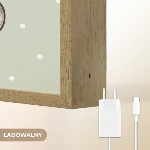 Beige - Raceauto - Stippen - Wielen Light Box met batterij (Wandlamp kind) middel -USP_websiteoplaadbaarNL