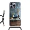 Pan - Kruiden - Schilderachtig Hoesje iPhone 16 Pro Max met koord klein -3d