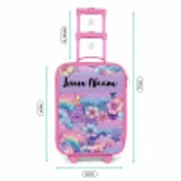 Regenbogen - Bloemen - Kleurrijk Kinderkoffer - Roze klein -productfoto_formaten
