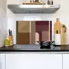 Vlakken - Abstract - Bordeaux - Lijnen Inductie beschemer met haakjes klein -sfeer2