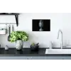 Microfoon - Delfts blauw - Muziek Muursticker klein -keuken