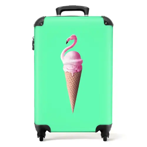 Flamingohoorntje NBS - Handbagage koffer - Unisex middel -productfoto_recht