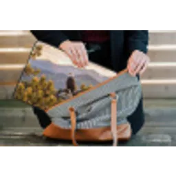 Zeearend - Boom - Bergen - Groen laptophoes neopreen klein -tas