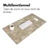 Bruin - Kristaladers - Marmer Muismat XXL klein 681 -zsfeer4_frans