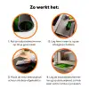 Grassprieten - Lichtinval - Groen Inductie beschermer vinyl 3mm klein -zzzzzzz-td-werking