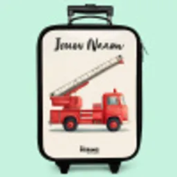 Brandweerwagen - Getekend - Rood Kinderkoffer - Zwart klein -zzz_website3d_nbs2
