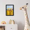 Vrouwen - Bananen - Geel fotolijst zwart zonder passe partout klein -usfeer4_kinderkamer