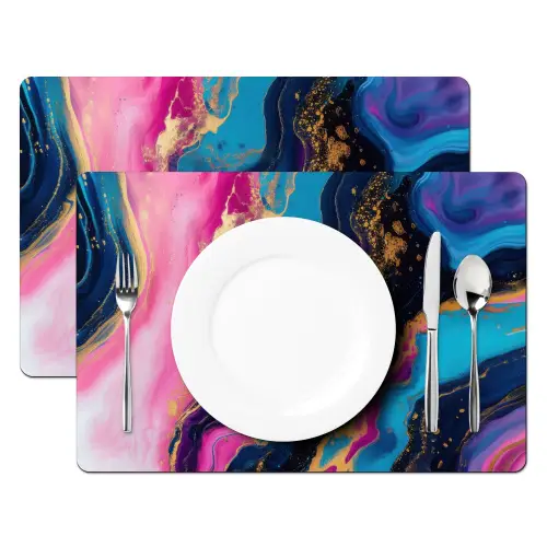 Marmer - Modern - Goud Placemat vinyl groot -zzsfeer2_Kitchenyeah-website