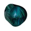 Palmblad - Tropisch - Natuur - Jungle Wandcirkel Organisch Aluminium middel -3d