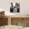 Stad - Mensen - Astronaut - Wit aluminium wit klein -sfeer3