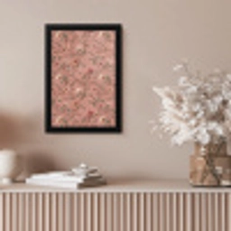 Botanisch - Bloemen - Roze fotolijst zwart zonder passe partout klein 224 -sfeer5