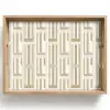 Modern - Geometrisch - Beige Dienblad Rechthoek middel 911 -z3d_shopping