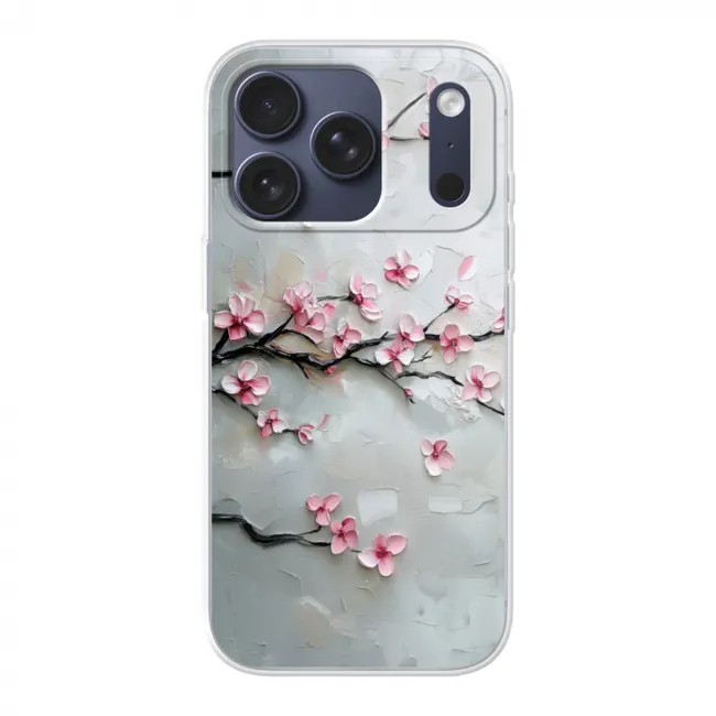 Telefoonhoesje - Bloesem - Kunstzinnig - Roze - Sakura