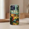 Kat - Planten - Groen Telefoonhoesje iPhone 17 Pro klein -sfeer2