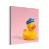 Matroos - Eend - Roze aluminium wit klein -3d