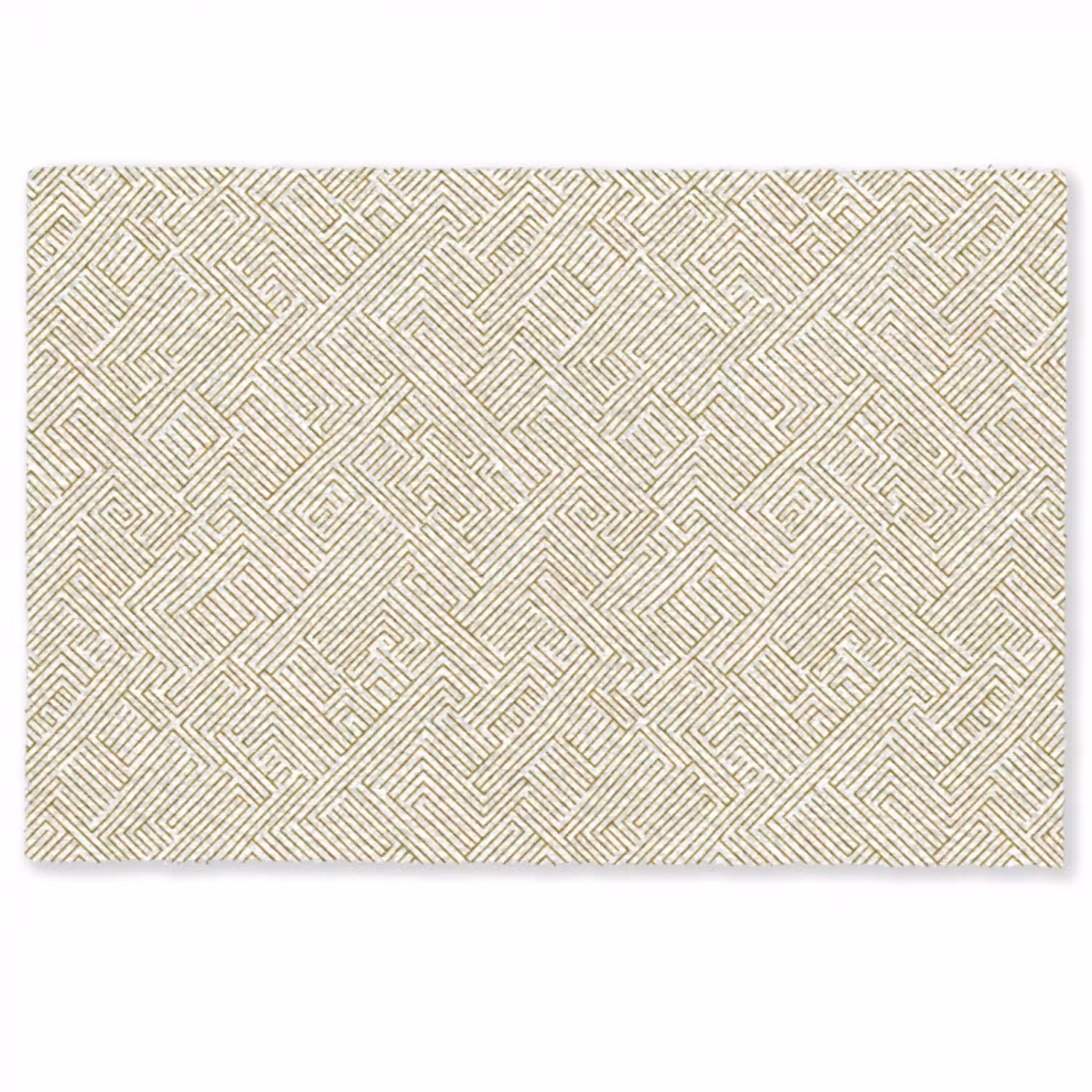 Geometrisch - Lijnen - Groen Deurmat klein 898 -zkaufland3d