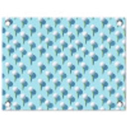 Golf - Ballen - Blauw tuinposter los doek klein 239 -3d