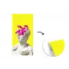 Buste - Slangen - Geel fotobehang vinyl groot -3d